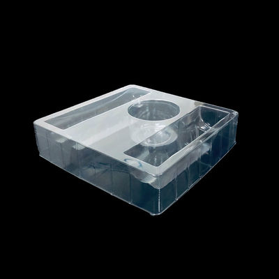 Emballage cosmétique de forme et de taille personnalisables Plateau en PET à ampoules transparent pour le kit de soins de la peau