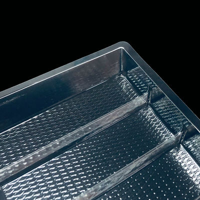 Emballage en PET transparent pour plateau à glaçons boîte en plastique résistante au froid bloc de glace OEM