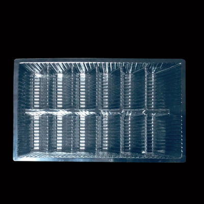 Caractéristique des matériaux recyclables plateau de PET transparent personnalisé pour les confiseries