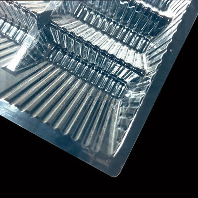Caractéristique des matériaux recyclables plateau de PET transparent personnalisé pour les confiseries