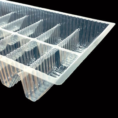 Caractéristique des matériaux recyclables plateau de PET transparent personnalisé pour les confiseries