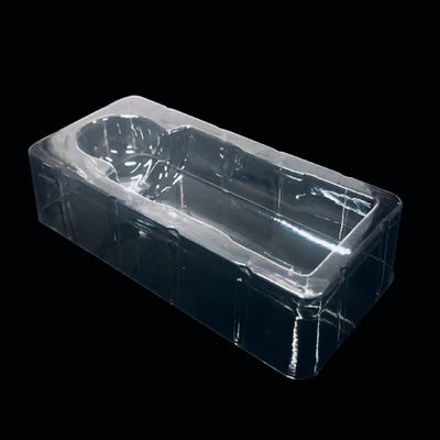 Plateau à ampoules en PET transparent personnalisé pour la bouteille de lotion Plateau d'insertion Plateau moulé personnalisé