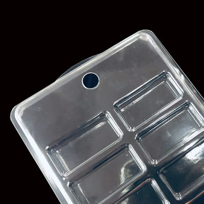 Emballages en coquille à charnière certifiés ISO14001 pour ongles artificiels et outils de maquillage