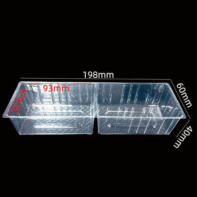 HN-0012 Personnalisation Emballage en PET transparent en ampoules pour biscuits personnalisés