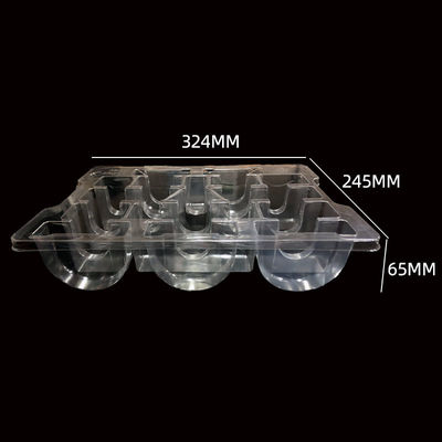 Plateau à ampoules en PET transparent pour les composants matériels du matériel d'emballage en plastique recyclable