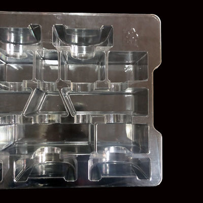 Plateau à ampoules en PET transparent pour les composants matériels du matériel d'emballage en plastique recyclable
