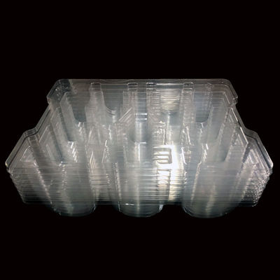 Plateau à ampoules en PET transparent pour les composants matériels du matériel d'emballage en plastique recyclable