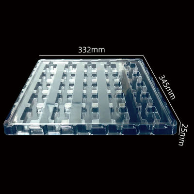 Plateau à ampoules en plastique pour composants semi-conducteurs personnalisés
