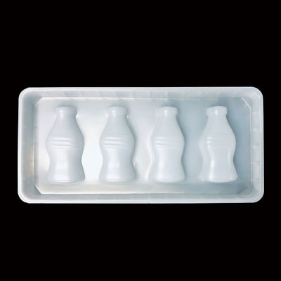 Plateau d'insertion en plastique jetable personnalisable pour les glaces en forme de bouteille de boissons sucrées