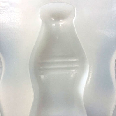 Plateau d'insertion en plastique jetable personnalisable pour les glaces en forme de bouteille de boissons sucrées
