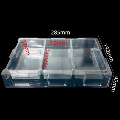 Matériau PET personnalisé Emballage alimentaire Plaquette d'insertion de ampoules pour les aliments industriels à la gelée