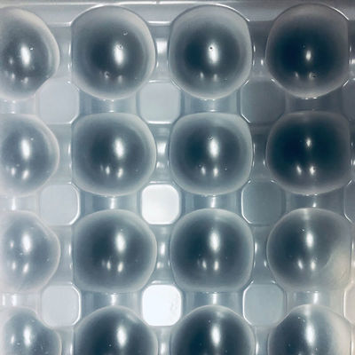 OEM ODM Plateau à ampoules en PP blanc naturel pour boules de pieuvre Boulettes de viande Épaisseur 0,2-2,0 mm