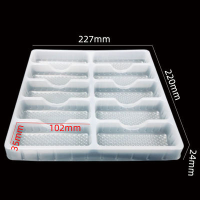 Produit d'origine naturelle blanc de qualité alimentaire PP plaque d'insert pour les biscuits pâtisseries gâteaux HN-0017