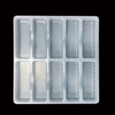 Produit d'origine naturelle blanc de qualité alimentaire PP plaque d'insert pour les biscuits pâtisseries gâteaux HN-0017