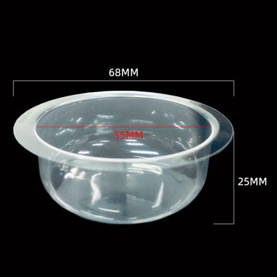 Enveloppe de couverture de vésicule sur mesure, scellant le visage, emballage en plastique PET transparent pour les outils de maquillage, cosmétiques