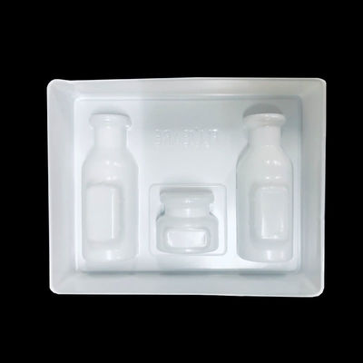 Plateau d'insertion cosmétique en velours PS pour kit de soins de la peau en 3 pièces Matériau de qualité industrielle