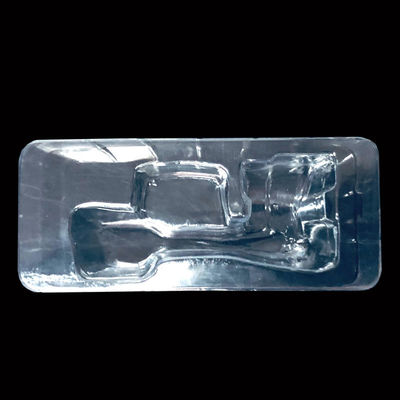 Plateau d'insertion de cloche en PET transparent personnalisé pour les outils de maquillage de pot de poudre d'ongle Chrome Made