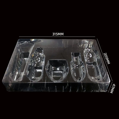 Emballage en PET transparent jetable en ampoules pour la lotion de crème faciale à base d'huile essentielle SH-0013