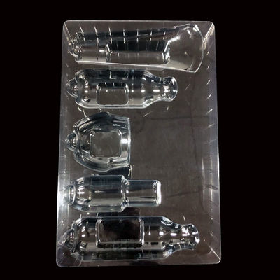 Emballage en PET transparent jetable en ampoules pour la lotion de crème faciale à base d'huile essentielle SH-0013