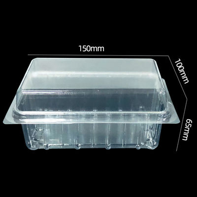 ISO9001 Container en plastique de qualité alimentaire en PET personnalisé