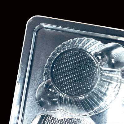 Produits alimentaires de qualité 4 Boîtes en plastique pour gâteaux jetables Muffins Type plastique PET