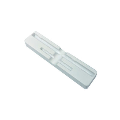 Conception interne certifiée ISO Texture mate Plateau à ampoules PS blanc pour crayon de sourcils