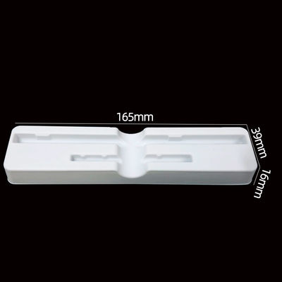 Conception interne certifiée ISO Texture mate Plateau à ampoules PS blanc pour crayon de sourcils