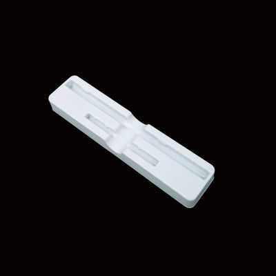 Conception interne certifiée ISO Texture mate Plateau à ampoules PS blanc pour crayon de sourcils