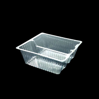 Emballage alimentaire personnalisé Plateau d'insertion de cloques PET transparentes pour les frites Chips de pomme de terre