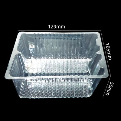 Emballage alimentaire personnalisé Plateau d'insertion de cloques PET transparentes pour les frites Chips de pomme de terre