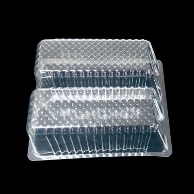 Emballage alimentaire personnalisé Plateau d'insertion de cloques PET transparentes pour les frites Chips de pomme de terre