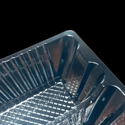 Emballage alimentaire personnalisé Plateau d'insertion de cloques PET transparentes pour les frites Chips de pomme de terre