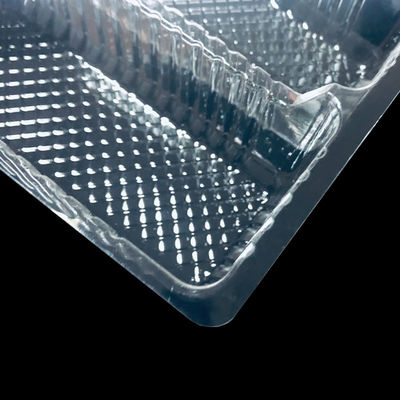 Emballage alimentaire personnalisé Plateau d'insertion de cloques PET transparentes pour les frites Chips de pomme de terre