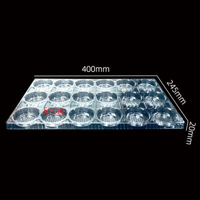 Commande personnalisée acceptée SH-0263 plateau moulé à vide transparent en PET pour boisson gazeuse thé Boba