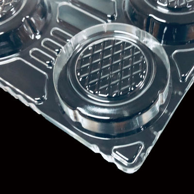 Commande personnalisée acceptée SH-0263 plateau moulé à vide transparent en PET pour boisson gazeuse thé Boba
