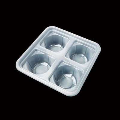 Plateau à ampoules en PP résistant au froid sur mesure pour les boules de poisson Boules de viande Emballage alimentaire