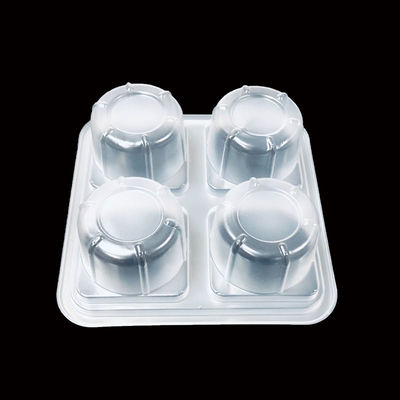 Plateau à ampoules en PP résistant au froid sur mesure pour les boules de poisson Boules de viande Emballage alimentaire
