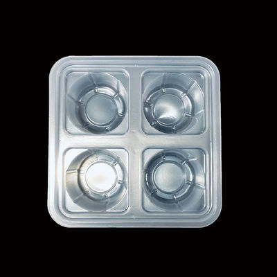 Plateau à ampoules en PP résistant au froid sur mesure pour les boules de poisson Boules de viande Emballage alimentaire