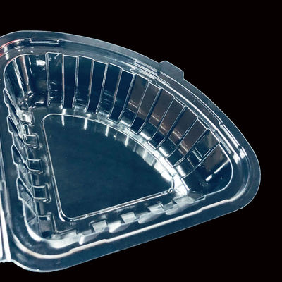 Boîte en plastique à quart de tour pour gâteaux au fromage hamburgers à fromage