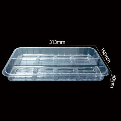 Emballage en plastique personnalisé Plateau à ampoules en PVC transparent pour les pâtisseries Des biscuits confiserie