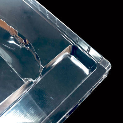 Emballage en plastique PET transparent, plateau jetable sur mesure pour couteaux pliants