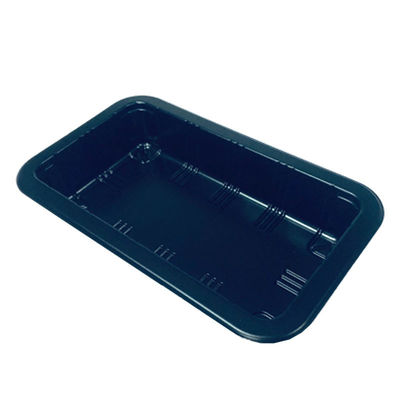 39000m2 de surface de production personnalisé plateau jetable en PP noir pour les aliments