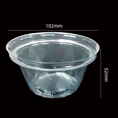 Couvercle de tasse en PET transparent pour le café Boba lait thé yogourt