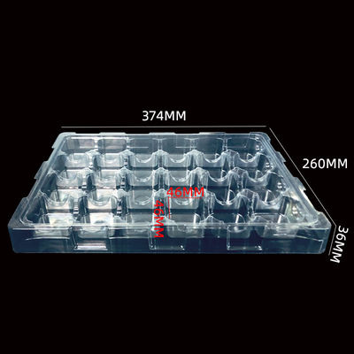 SH-0054 Plateau à ampoules en PET transparent pour les kits de test outils de diagnostic commande personnalisée acceptée