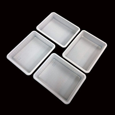 Plateau à ampoules en PP blanc pour gâteau de riz de boulangerie