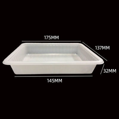 Plateau à ampoules en PP blanc pour gâteau de riz de boulangerie