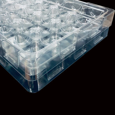 SH-0054 Plateau à ampoules en PET transparent pour les kits de test outils de diagnostic commande personnalisée acceptée