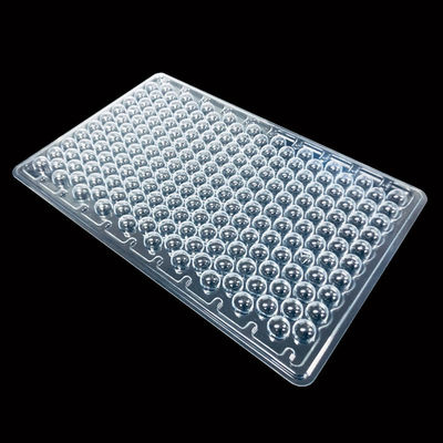 Classe 100 Plateau à ampoules en PET transparent Plateau moulé pour lentilles de contact et pièces optiques