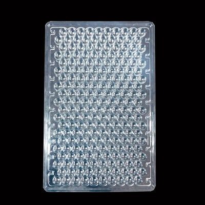 Classe 100 Plateau à ampoules en PET transparent Plateau moulé pour lentilles de contact et pièces optiques