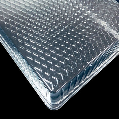 Boîtes en plastique PET transparentes plateau à ampoules pour le pain boulangerie muffin salade de gâteau sur mesure